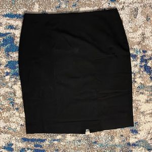 Banana republic black work skirt